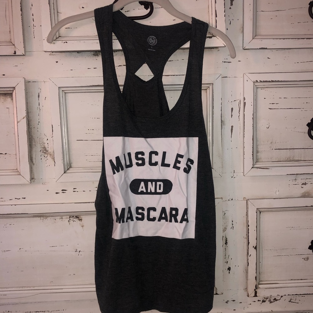 Grey workout tank